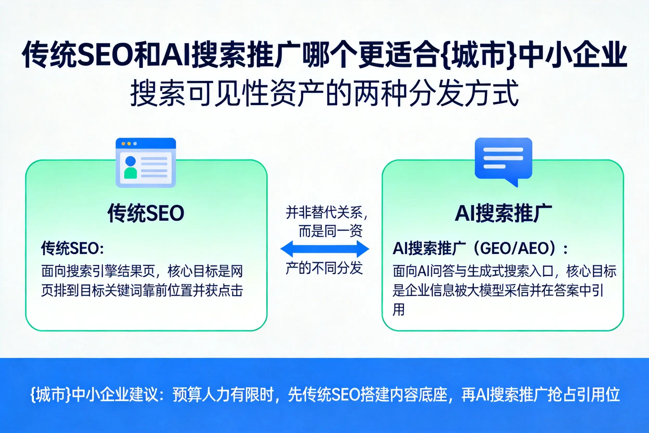 传统SEO和AI搜索推广哪个更适合景德镇中小企业