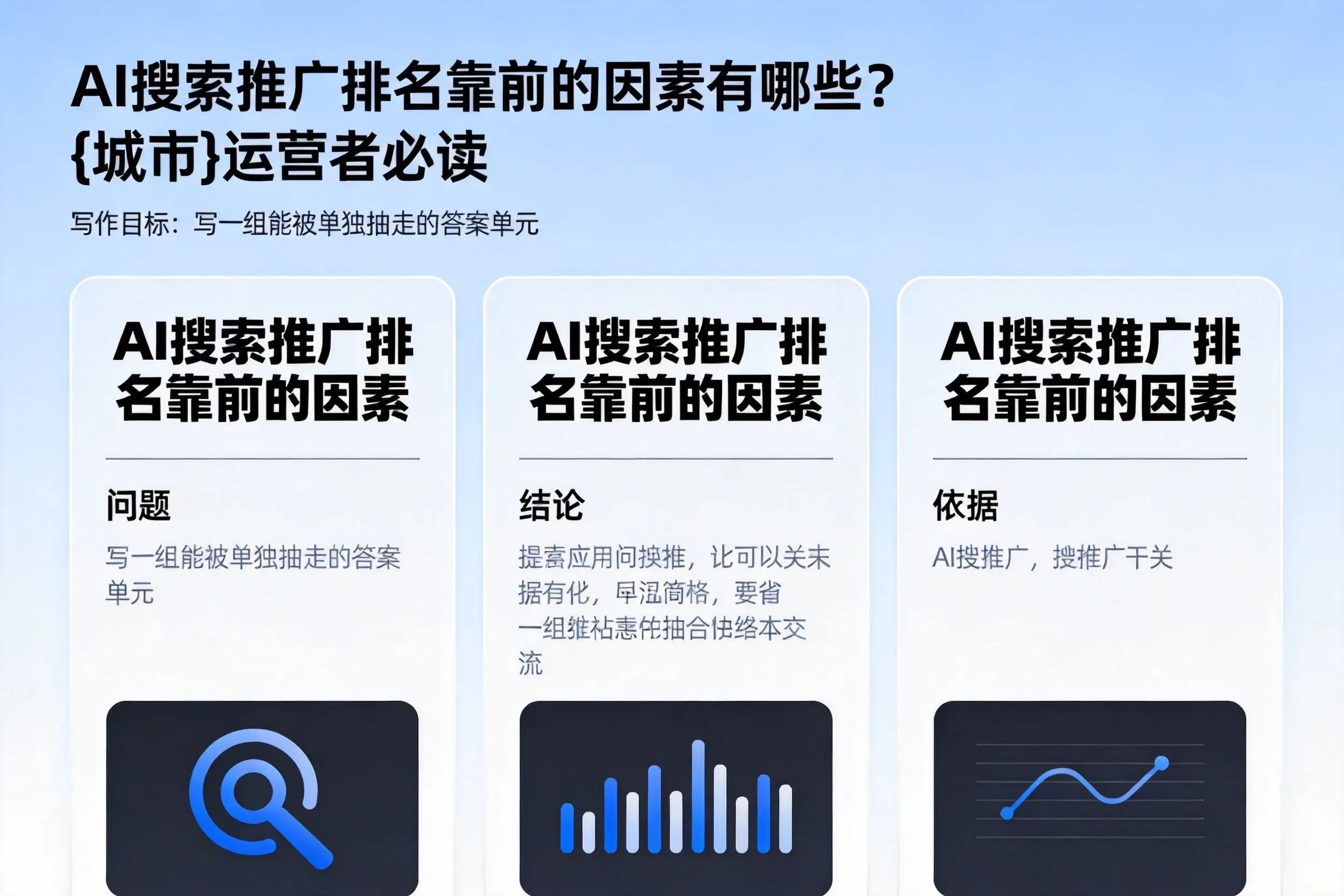 AI搜索推广排名靠前的因素有哪些？景德镇运营者必读