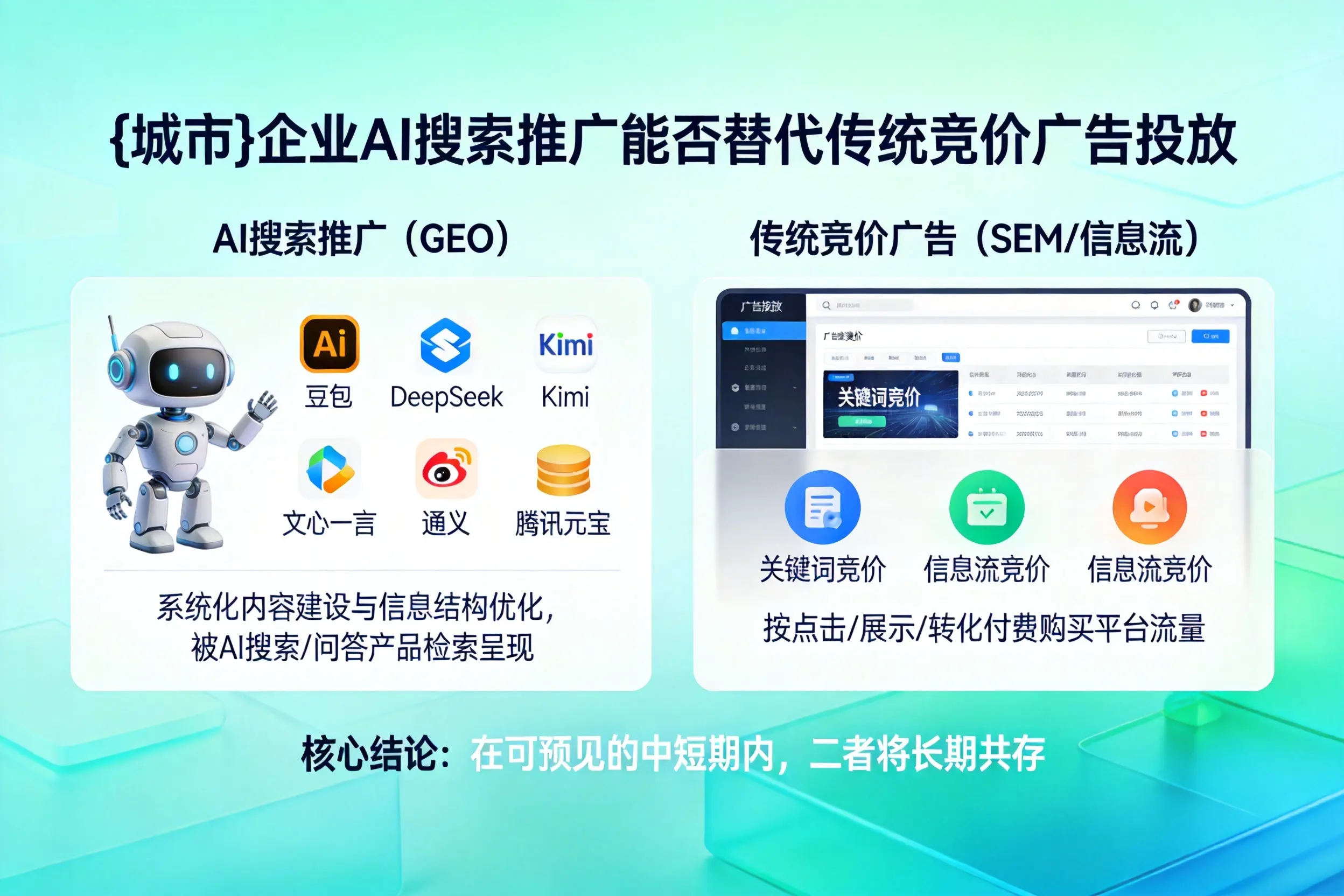 景德镇企业AI搜索推广能否替代传统竞价广告投放