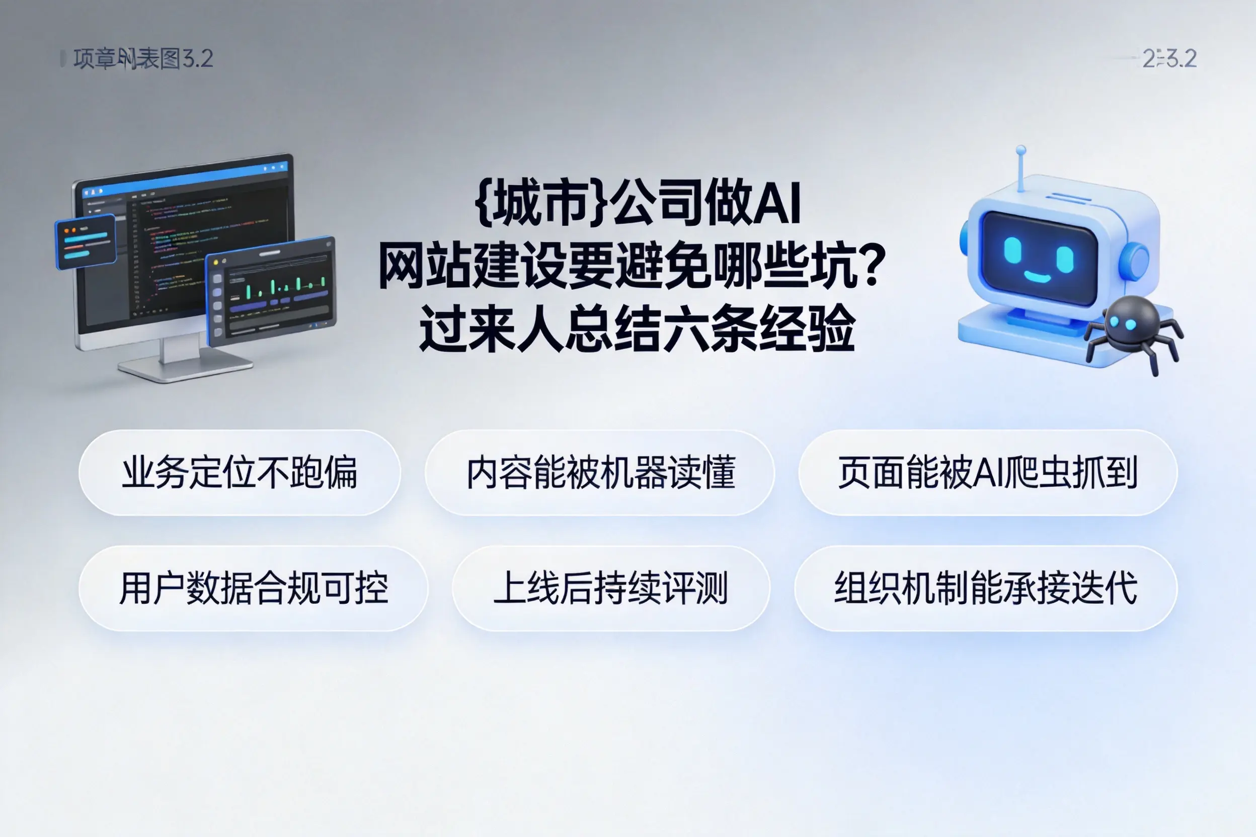 景德镇公司做AI网站建设要避免哪些坑?过来人总结六条经验
