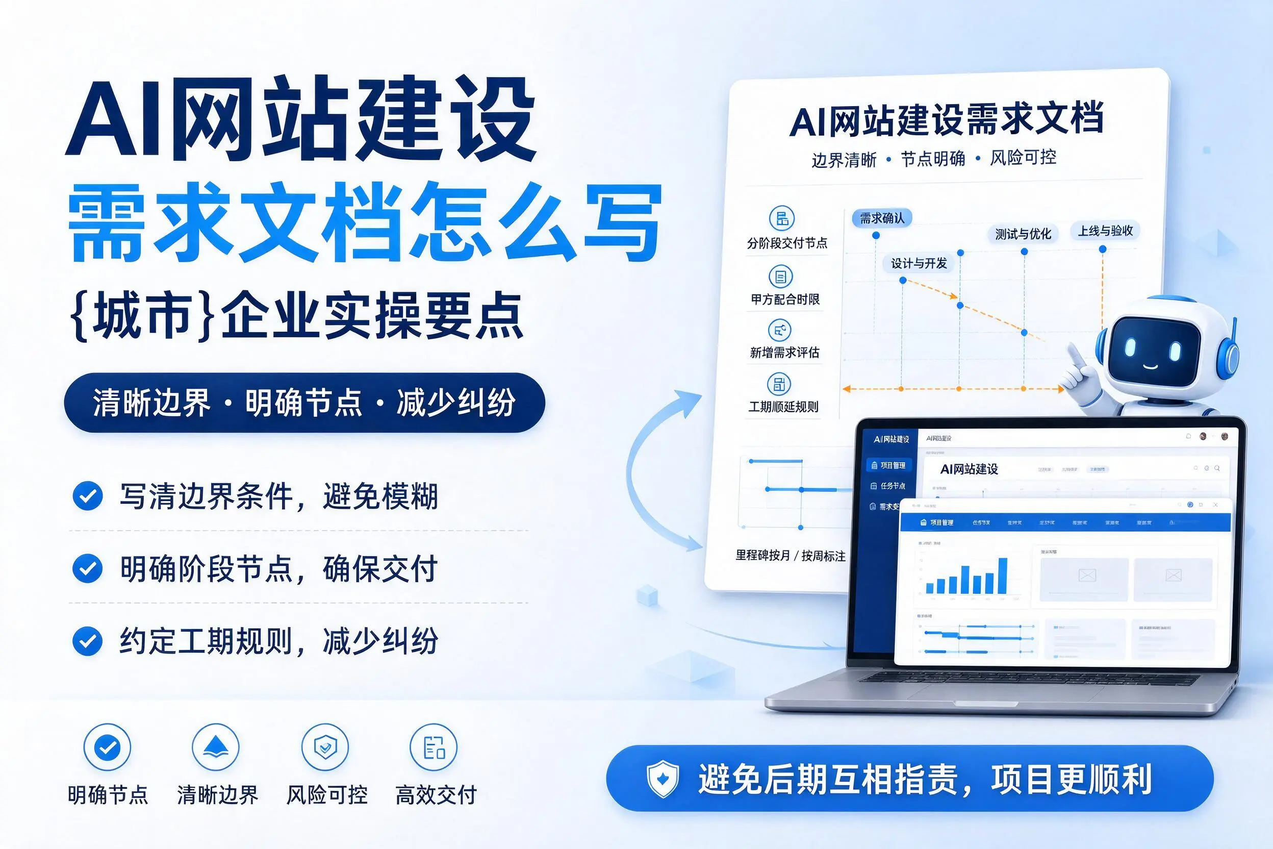 AI网站建设需求文档怎么写，景德镇企业实操要点