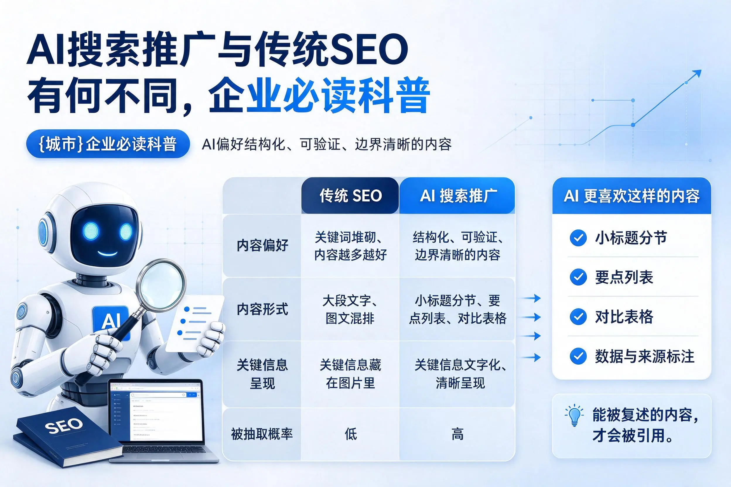 AI搜索推广与传统SEO有何不同,景德镇企业必读科普